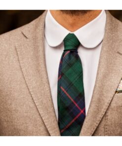 Man modeling a Scottish Tartan Tie