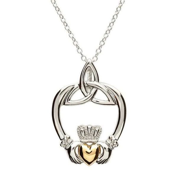 claddagh pendant silver