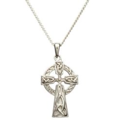 Double Sided Celtic Cross Necklace