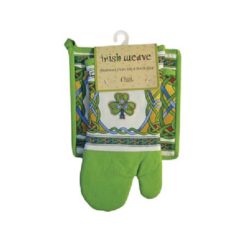 Shamrock Oven Mitt & Pot Holder