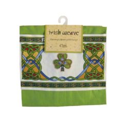 Apron with Shamrock Pocket