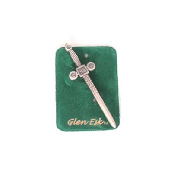 Antique Finish Celtic Kilt Pin