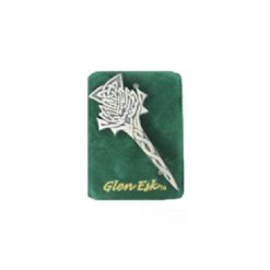 Antique Finish Highland Thistle Kilt Pin