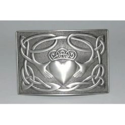 Antique Finish Claddagh Kilt Buckle