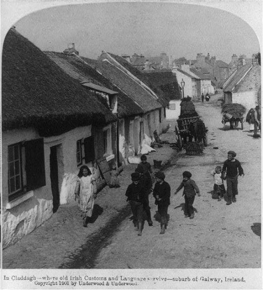 Claddagh Village circa 1901, Galway, Ireland