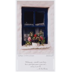 Cottage Window Framed Blessing