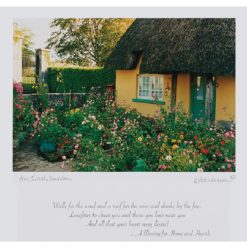 An Irish Garden Framed Blessing