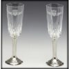 Claddagh Crystal Wedding Flutes