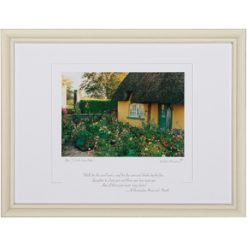An Irish Garden Framed Blessing