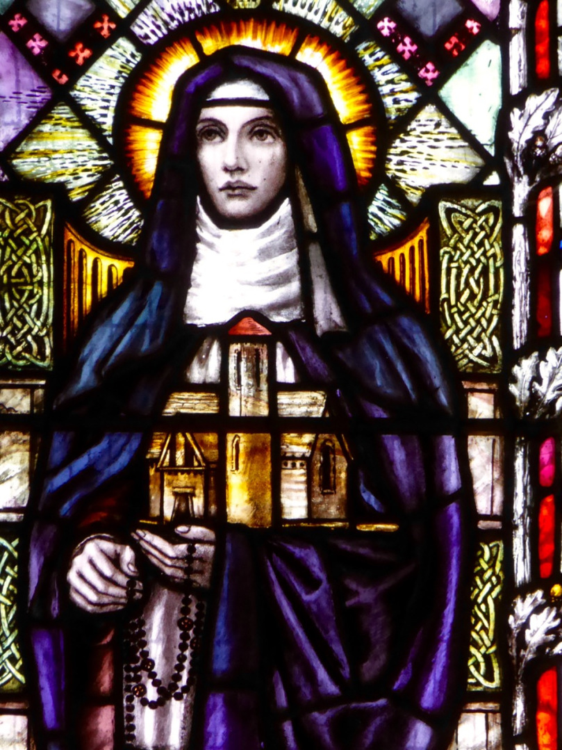 Tower of Glass St Brigid Closeup