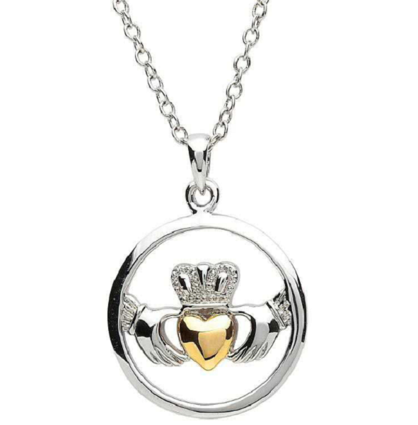 Claddagh Circle Necklace