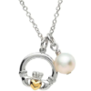 Pearl Claddagh Necklace