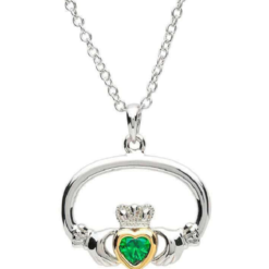 Oval Claddagh Necklace
