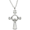 Large Claddagh Cross Necklace
