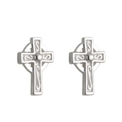 Celtic Cross Stud Earring