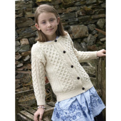 Child's Merino Cardigan Irish Sweater Kids