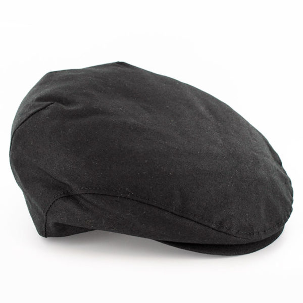 Waxed Trinity Cap in Black