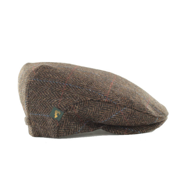 Trinity Flat Cap Tweed Brown