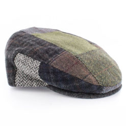 Trinity Flat Cap Tweed Patchwork