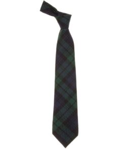 Black Watch Modern Tartan Scottish Wool Neck Tie