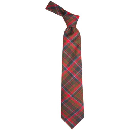 Buchan District Weathered Tartan Scottish Wool Neck Tie