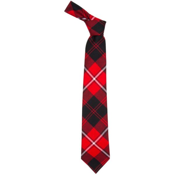 Cunningham Clan Modern Tartan Wool Neck Tie