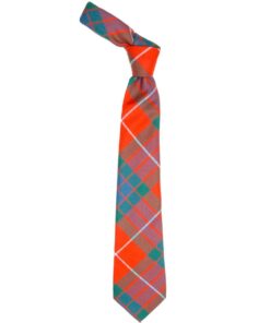Fraser Clan Ancient Tartan Wool Neck Tie