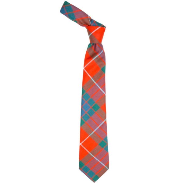 Fraser Clan Ancient Tartan Wool Neck Tie