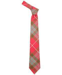 Fraser Red Weathered Tartan Wool Tie