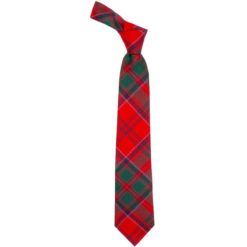 Grant Clan Red Modern Tartan Wool Neck Tie