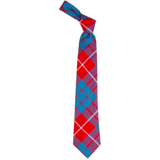 Hamilton Red Tartan Wool Neck Tie