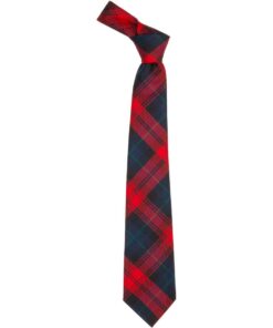 MacLachlan Red Modern Tartan Wool Neck Tie
