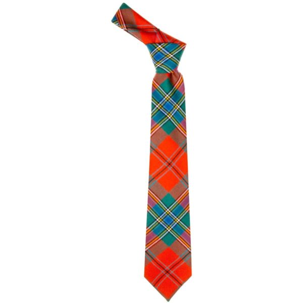 MacLean of Duart Red Ancient Tartan Wool Neck Tie