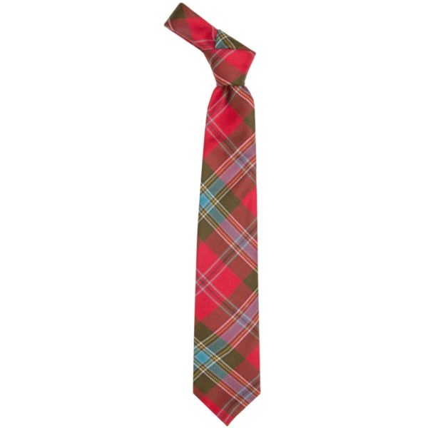 MacLean of Duart Red Weathered Tartan Wool Neck Tie
