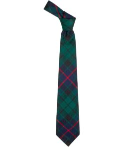 Morrison Green Modern Tartan Wool Neck Tie