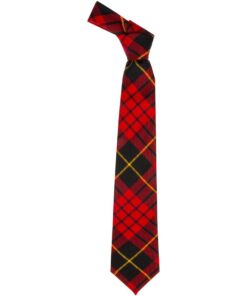 MacQueen Clan Modern Tartan Wool Neck Tie