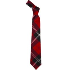 Ramsay Clan Red Modern Tartan Scottish Wool Neck Tie
