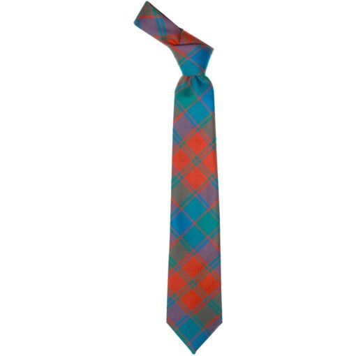 Robertson Clan Red Ancient Tartan Scottish Wool Neck Tie