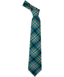 Scott Clan Green Ancient Tartan Scottish Wool Neck Tie