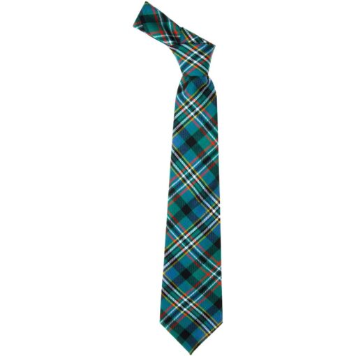 Scott Clan Green Ancient Tartan Scottish Wool Neck Tie