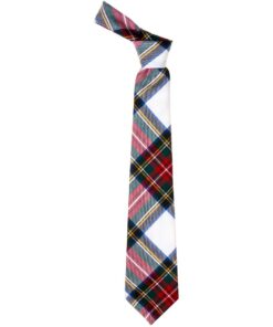 Stewart Dress Modern Tartan Wool Neck Tie