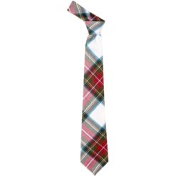 Stewart Dress Weathered Tartan Wool Neck Tie