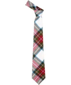 Stewart Dress Weathered Tartan Wool Neck Tie
