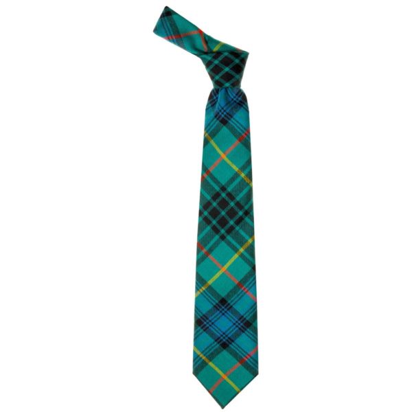 Stewart Hunting Ancient Tartan Wool Neck Tie
