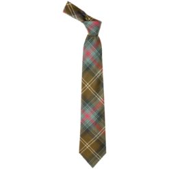 Sutherland Clan Old Weathered Tartan Wool Neck Tie