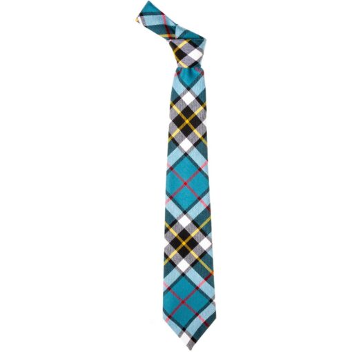 Thompson Clan Blue Tartan Wool Neck Tie