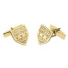 Shield Cufflinks Yellow Gold