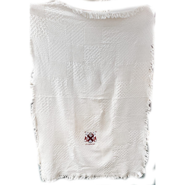 Coat of Arms Cotton Throw Extended