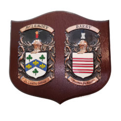 Hand Painted Double Coat of Arms Shield cladafh claddagh cladagg calddagh cladah kladdagh kladagh kaldagh irish sweater riish iriss irrish riish irrisshh irish sweater weather kilt klit kitl klit models tratan tartan artna tarntasn tartans
