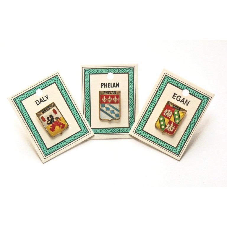 Irish Family Crest Lapel Pin • Irish Traditions A Tipperary Store